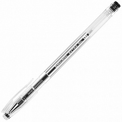 Ручки гелевые BRAUBERG "EXTRA", ЧЕРНЫЕ, НАБОР 4 штуки, узел 0,5 мм, линия 0,35 мм, 143906