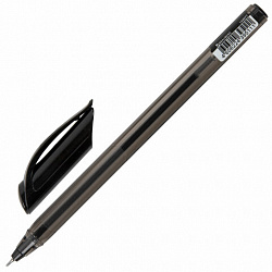 Ручка гелевая BRAUBERG "Extra Glide Gel", ЧЕРНАЯ, трехгранная, игольчатый наконечник 0,7 мм, линия 0,5 мм, 144077