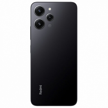 Смартфон XIAOMI Redmi 12, 2 SIM, 6,79", 4G (LTE), 50+8+2 Мп, 128ГБ, пластик, черный, MZB0EBXRU