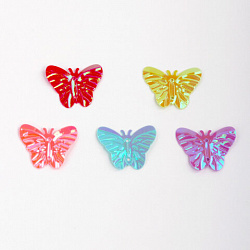 Пайетки для творчества "Бабочки", яркие, цвет ассорти, 5 цветов, 15 мм, 20 грамм, ОСТРОВ СОКРОВИЩ, 661281