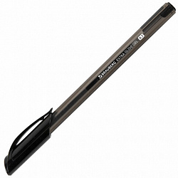 Ручка гелевая BRAUBERG "Extra Glide Gel", ЧЕРНАЯ, трехгранная, игольчатый наконечник 0,7 мм, линия 0,5 мм, 144077