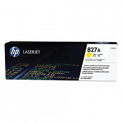 Картридж лазерный HP (CF302A) Color LaserJet M880, №827A, желтый, оригинальный, ресурс 32000 страниц