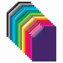 Картон цветной А4 2-сторонний МЕЛОВАННЫЙ, 48 листов, 16 цветов, BRAUBERG, 200х290 мм, 115164