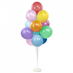 Подставка для 13 воздушных шаров, высота 130 см, пластик, BRAUBERG KIDS, 591906