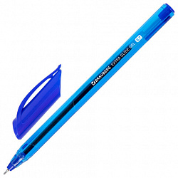 Ручки гелевые BRAUBERG "Extra Glide Gel", НАБОР 10 ЦВЕТОВ, трехгранные, игольчатый наконечник 0,7 мм, линия 0,5 мм, 144079