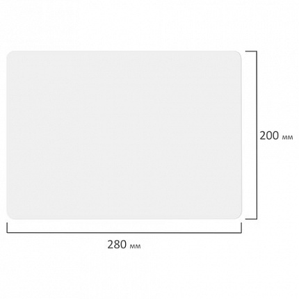 Доска для лепки А4, 280х200 мм, ПИФАГОР, белая, 2 стека, 227397
