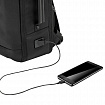 Рюкзак-сумка HEIKKI PRIORITY (ХЕЙКИ) с отделением для ноутбука, 2 отделения, черный, 45x31x15 см, 272587