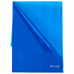 Папка-уголок А4, синяя, 0,10 мм, BRAUBERG EXTRA, 271699