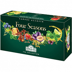 Чай AHMAD "Four Seasons" ассорти 15 вкусов, НАБОР 90 пакетов, N060S