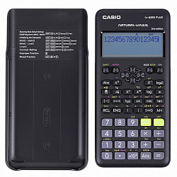 Калькулятор инженерный CASIO FX-82ESPLUS-2-WETD (162х80 мм), 252 функции, батарея, сертифицирован для ЕГЭ, FX-82ESPLUS-2-S