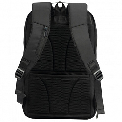 Рюкзак HEIKKI HIGH TECH (ХЕЙКИ) с отделением для ноутбука, USB-порт, черный, 46x30x10 см, 272588