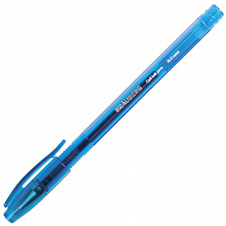 Ручка гелевая BRAUBERG "Income", СИНЯЯ, корпус тонированный, игольчатый узел 0,5 мм, линия письма 0,35 мм, 141516