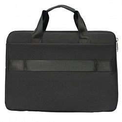 Сумка портфель HEIKKI ULTRA (ХЕЙКИ) с отделением для ноутбука 15,6", Total black, черная, 28х39х3 см, 272609