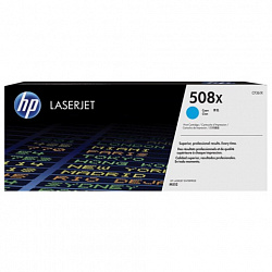 Картридж лазерный HP (CF361X) LaserJet Pro M552/M553, №508X, голубой, оригинальный, ресурс 9500 страниц
