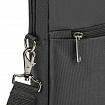 Сумка портфель HEIKKI TEMPO (ХЕЙКИ) с отделением для ноутбука 15,6", карман, Rush, черная, 30х40х4 см, 272607