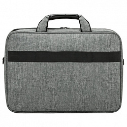 Сумка портфель BRAUBERG OFFICE с отделением для ноутбука 17,3", светло-серый меланж, 34х44х6 см, 272613