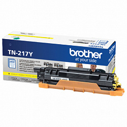 Картридж лазерный BROTHER (TN217Y) HLL3230CDW/DCPL3550CDW/MFCL3770CDW, желтый, оригинальный, ресурс 2300 страниц