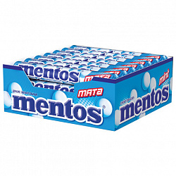 Жевательное драже MENTOS (Ментос) "Мята", 37 г, 3340
