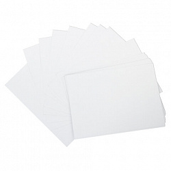Картон белый А4 МЕЛОВАННЫЙ (белый оборот), 50 листов, в коробке, BRAUBERG, 210х297 мм, 113562