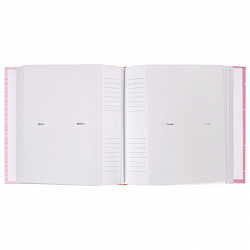 Фотоальбом BRAUBERG "It's a girl" на 200 фото 10х15 см, твердая обложка, бумажные страницы, бокс, розовый, 391145