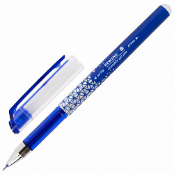 Ручка стираемая гелевая + 5 стержней, BRAUBERG "REWIND", СИНЯЯ, игольчатый наконечник 0,5 мм, линия письма 0,35 мм, блистер, 144096