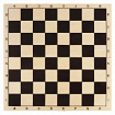 Шахматы обиходные, деревянные, лакированные, глянцевые, доска 29х29 см, ЗОЛОТАЯ СКАЗКА, 665362