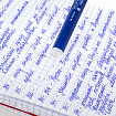 Ручка стираемая гелевая BRAUBERG "REWIND", СИНЯЯ, игольчатый узел 0,5 мм, линия письма 0,35 мм, 144095