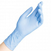 Перчатки нитриловые смотровые 50 пар (100 шт.), размер S (малый), голубые, SAFE&CARE, ZN302