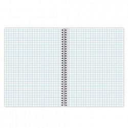 Тетрадь А4, 120 л., BRAUBERG гребень, клетка, обложка картон, "Seasons", 404071