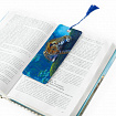 Закладка для книг 3D, BRAUBERG, объемная, "Леопард", с декоративным шнурком-завязкой, 125766