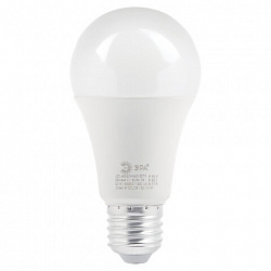 Лампа светодиодная ЭРА, 20(150)Вт, цоколь Е27, груша, нейтральный белый, 25000 ч, LED A65-20W-4000-E27, Б0049637