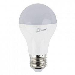 Лампа светодиодная ЭРА, 10 (70) Вт, цоколь E27, груша, теплый белый свет, 30000 ч., LED A60-10w-827-E27 R, Б0049634
