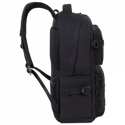 Рюкзак HEIKKI STRATEGY (ХЕЙКИ) универсальный, отд. для ноутбука, багаж. лента, черный, 46х31х13 см, 272583