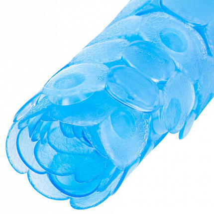 Коврик для ванны противоскользящий 64х36 см "Ручей", овальный, голубой, ПВХ, присоски, PRIMILA (ПРИМИЛА), 700390