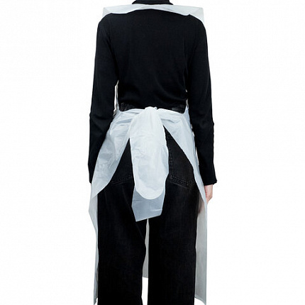 Фартуки полиэтиленовые, КОМПЛЕКТ 50 шт., одноразовые, СУПЕР, 81х125 см, 25 мкм, ELEGREEN, ФКб-Пэ81/125Су