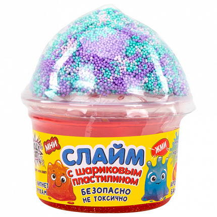 Слайм + шариковый пластилин, 115 г, ассорти 6 видов, JOLLY JOT (ДЖОЛЛИ ДЖОТ), 665949