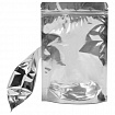 Пакеты дой-пак с замком ZIP LOCK, металлизированная + прозрачная стенка, 140х200 + 40 мм, КОМПЛЕКТ 100 штук, 70 мкм, BRAUBERG, 700684