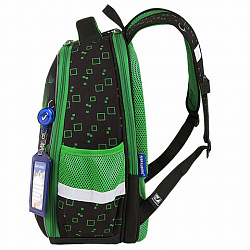 Ранец BRAUBERG FIT, 2 отделения, "Ночной воин", 38х27х14 см, 272023