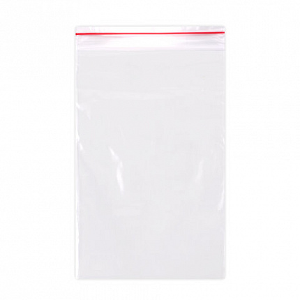 Пакеты ZIP LOCK "зиплок" ОЧЕНЬ ПРОЧНЫЕ, комплект 100 шт., 150х200 мм, ПВД 80 мкм, BRAUBERG EXTRA, 608177