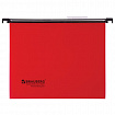 Подвесные папки А4 (350х245 мм), до 80 листов, КОМПЛЕКТ 5 шт., пластик, красные, BRAUBERG (Италия), 231800