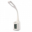 Настольная лампа / светильник SONNEN HS-01 на подставке, LCD-экран, СВЕТОДИОДНАЯ, 5 Вт, белый, 238234
