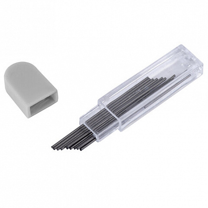 Готовальня STAFF "College" 2 предмета: циркуль 120 мм, запасные грифели, пластиковый пенал, дисплей, ассорти, 210862