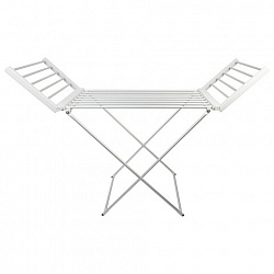 Сушилка для белья напольная, электрическая, раскладная, алюминиевая, три зоны сушки, нагрев 60 °С, LAIMA HOME, 700978