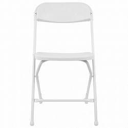 Стул складной BRABIX "Golf CF-002", белый каркас, пластик белый, 532887