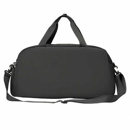 Сумка спортивная HEIKKI MOVE PLUS (ХЕЙКИ) с отд. для обуви, черная с серыми вставк,26х51х27 см, 272627