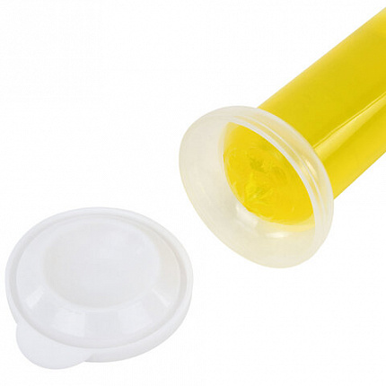 Диски гелевые, освежитель и очиститель для унитаза / писсуара, 8 дисков 44 г, LAIMA, "Лимон", шприц, 609795