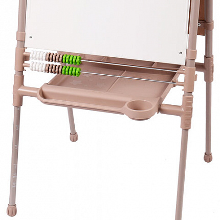 Мольберт растущий для мела/магнитно-маркерный 53х46 см, BRAUBERG "NIKA KIDS", БЕЖЕВЫЙ, 665759