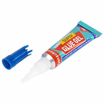 Клей-гель моментальный (суперклей) BRAUBERG "EXTRA", 3 г, УЛЬТРАПРОЧНЫЙ, отрывная мультикарта, 608103