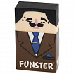 Ластик изменяющийся FUNSTER (ФАНСТЕР) "ЛЫСЫЙ МЭН", 50х30х12 мм, картонный держатель, ассорти, 274022