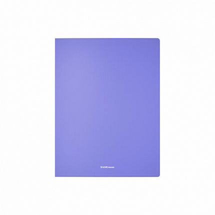 Папка на 4 кольцах ERICH KRAUSE "Diagonal Pastel", 24 мм, до 150 листов, ассорти, 0,6 мм, 49978